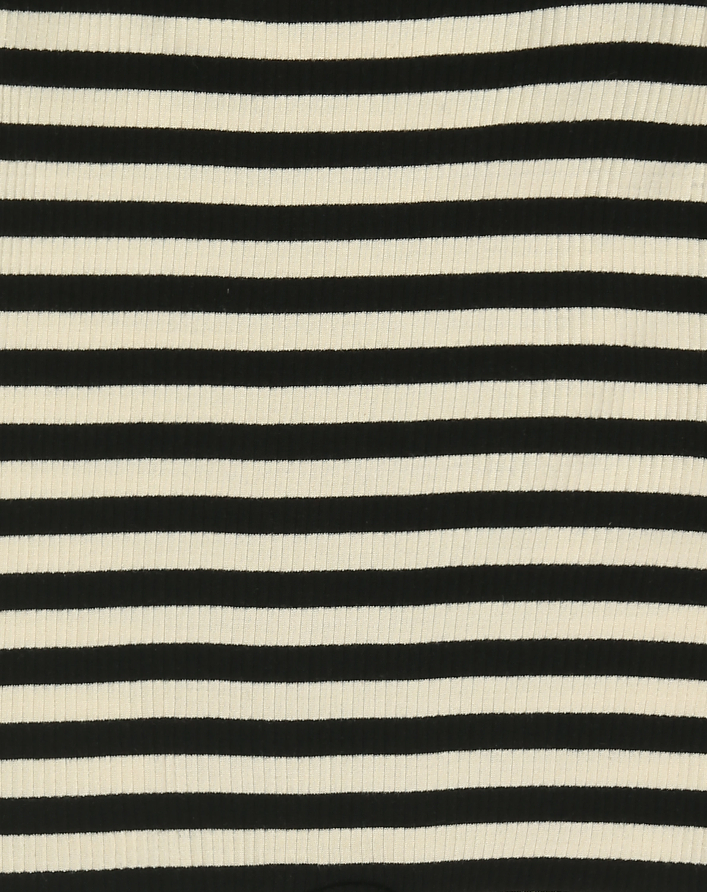 Strampler RIB STRIPE ohne Fuß in black/offwhite