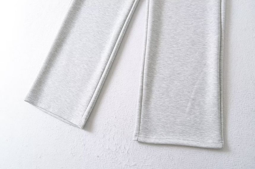 Overing - Broek met wijde pijpen en trekkoord in de taille