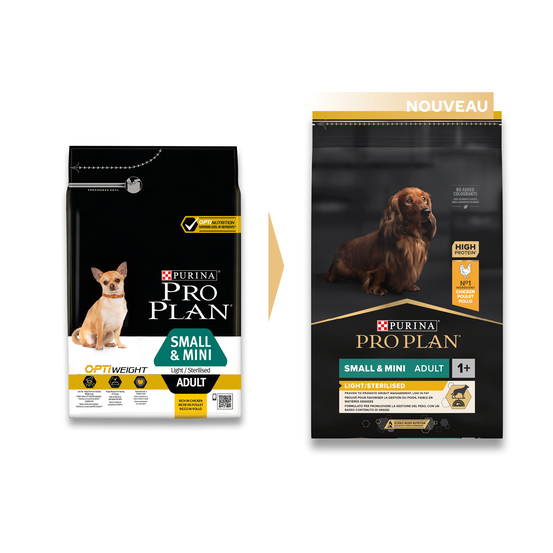 Croquettes chien adulte stérilisé de petite taille au poulet - 3 kg