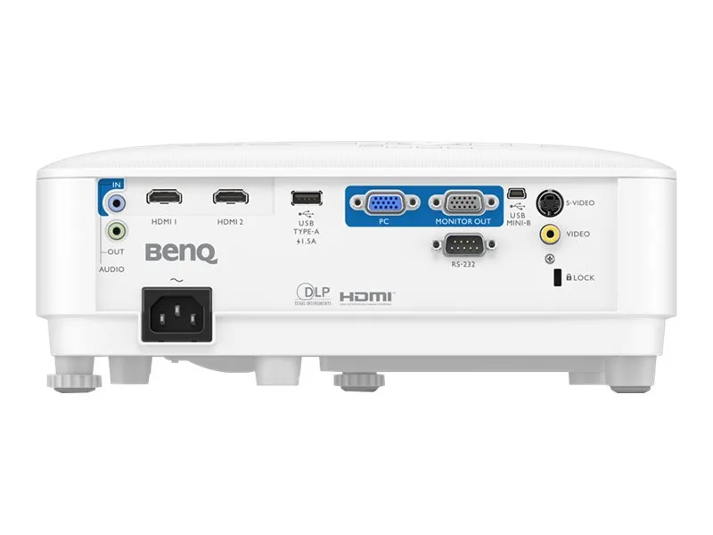 BenQ MW560 - DLP-projektor - bærbar - 3D - 4000 ANSI lumens - WXGA (1280 x 800) - 16:10 - 720p