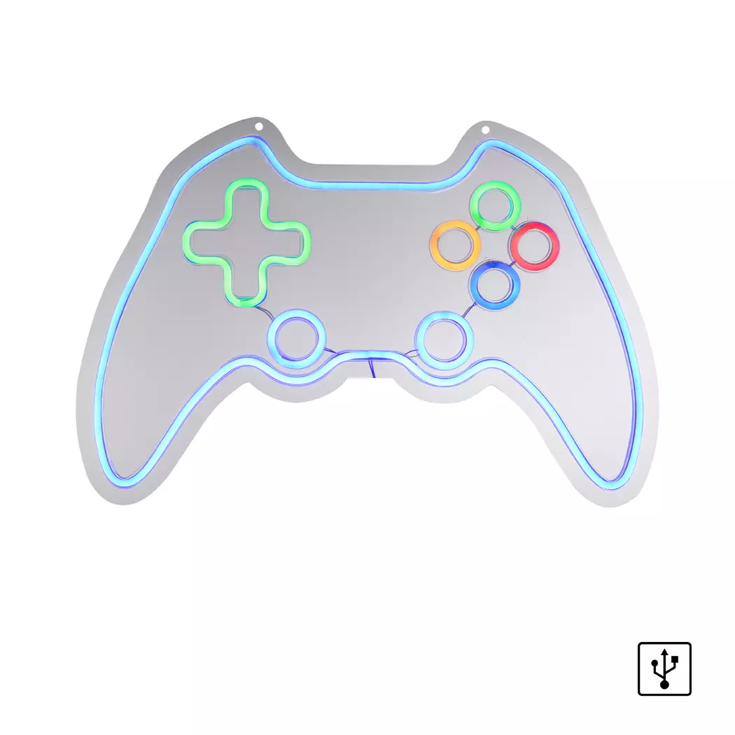 LED-Wandleuchte Gamer