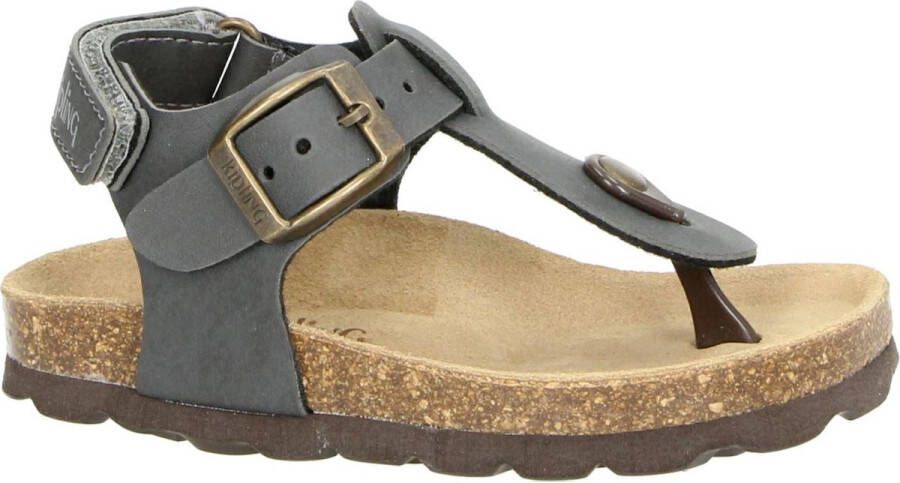 Kipling Juan 3 sandalen grijs Imitatieleer Effen 32