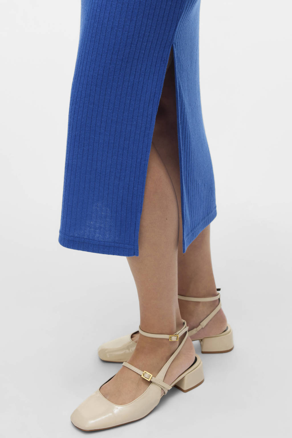 MAMALICIOUS zwangerschaps maxi jurk blauw