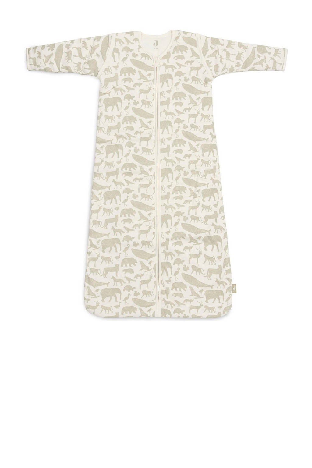 Slaapzak valt superbaby slaapzak met afritsbare mouw Animals - Olive Green