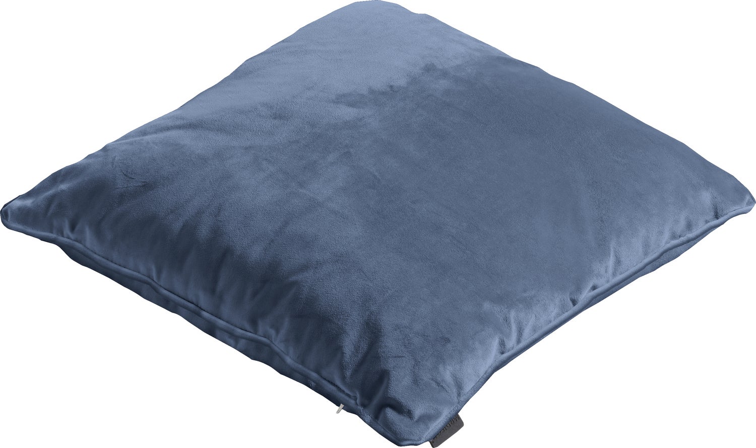 Madison sierkussen Velvet blauw 50 x 50 cm