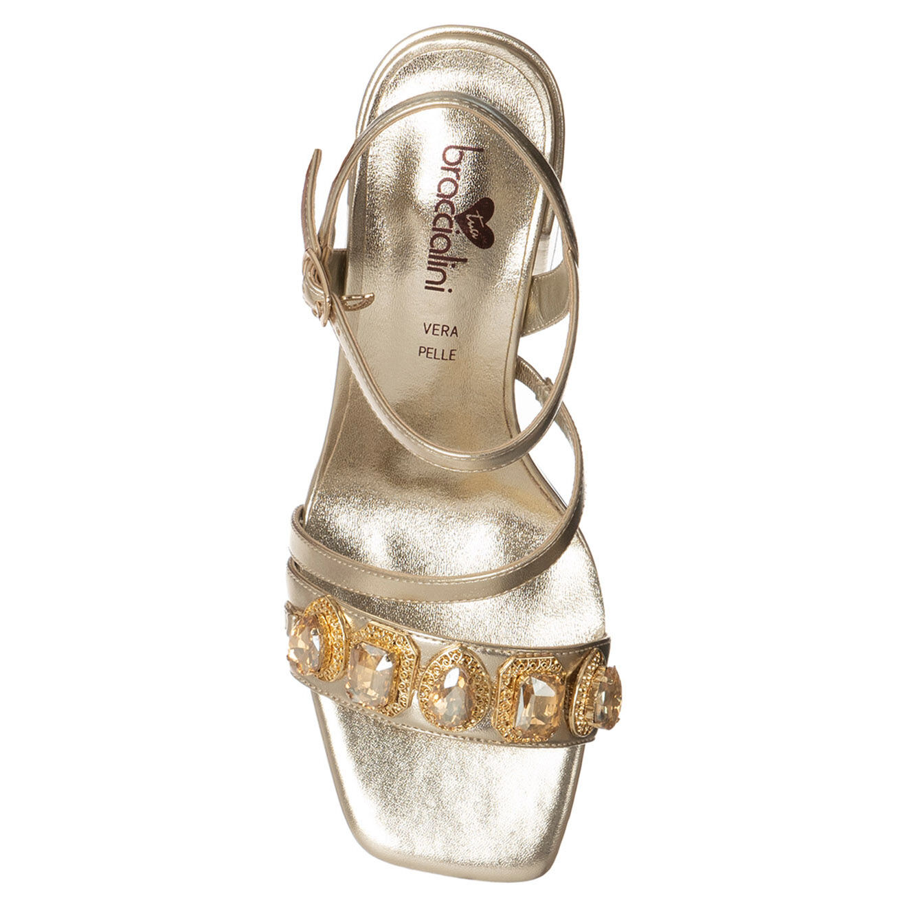 Tua By Braccialini Sandales Agathe dorées - Talon 5 cm