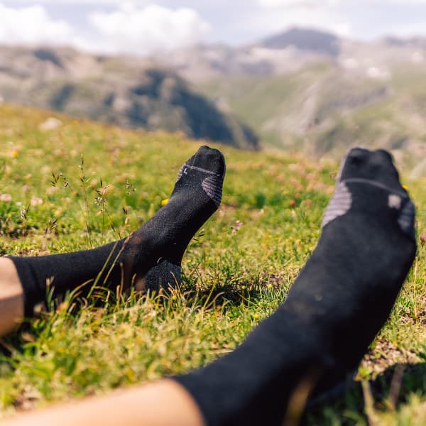 Chaussette running ODLO SOCKS CERAMICOOL BLACK