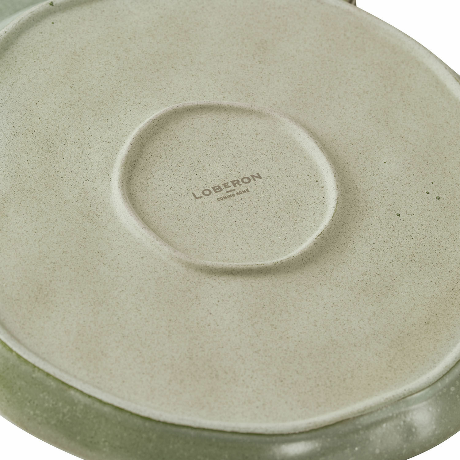 Teller 6er Set Biarré türkis/braun