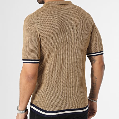 Polo Manches Courtes Camel