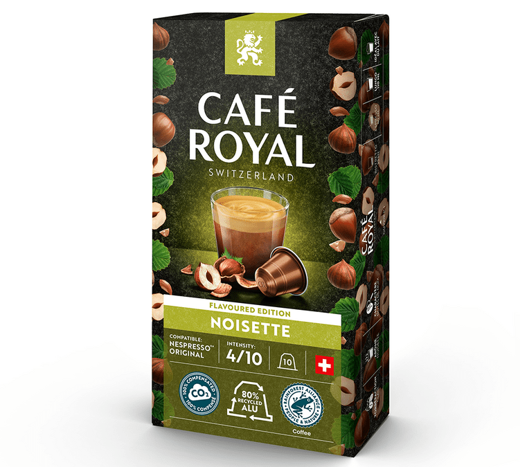 10 capsules Noisette compatibles Nespresso® -  CAFE ROYAL