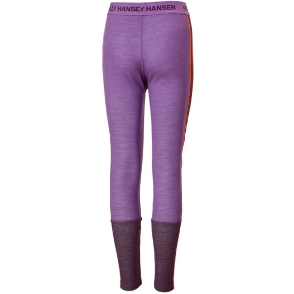 Ensemble thermique HELLY HANSEN JR LIFA MERINO MIDWEIGHT SET CRUSHED GRAPPE