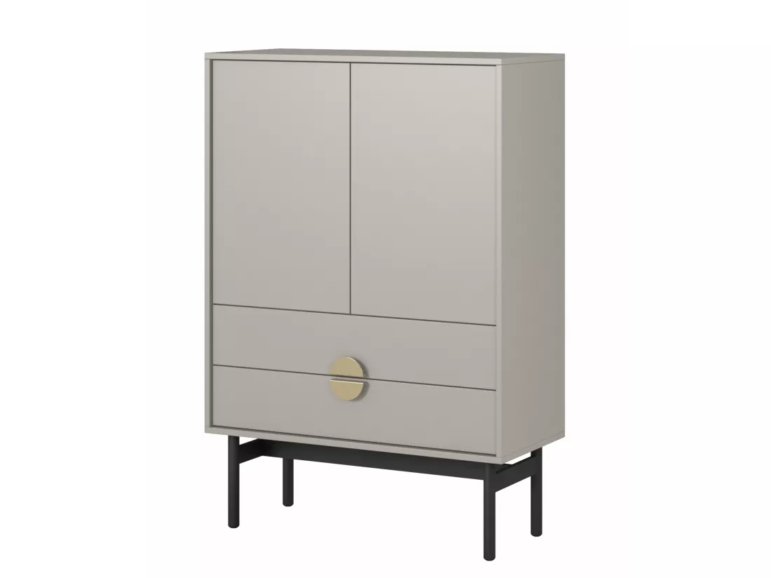 Buffet haut - 85 cm - taupe (gris-beige) - STOON
