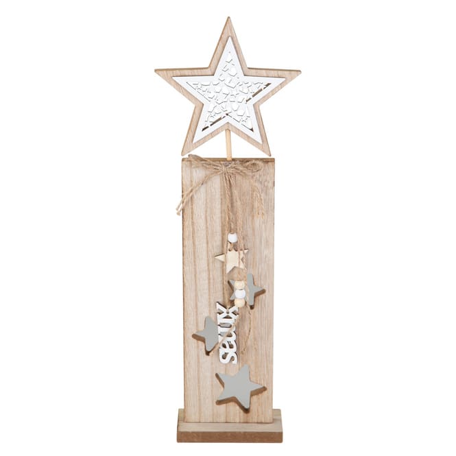 Säule Sterne Xmas - ca. 10,5 x 5 x 42 cm