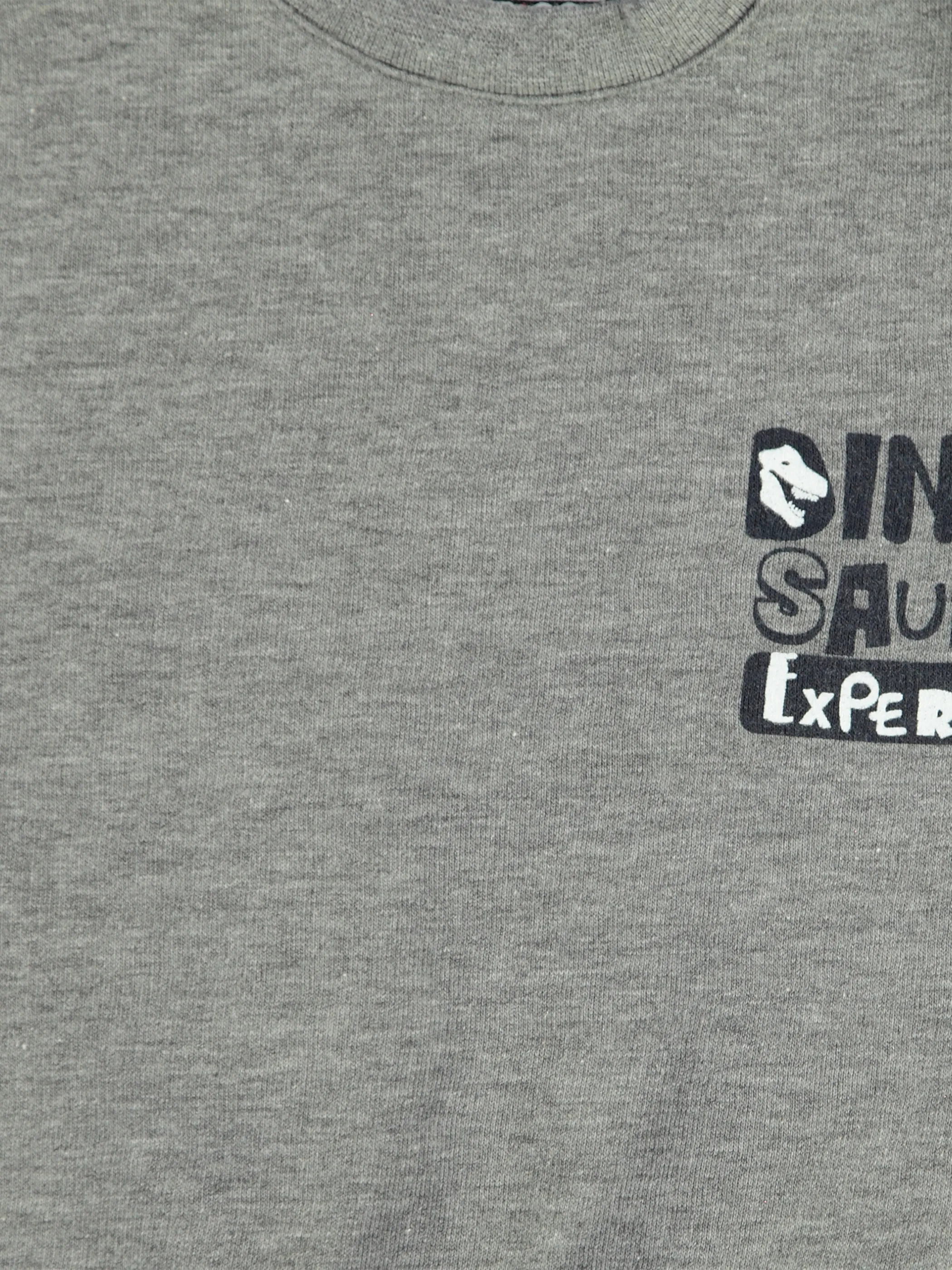 Mädchen Sweatshirt mit kleinem Schriftprint