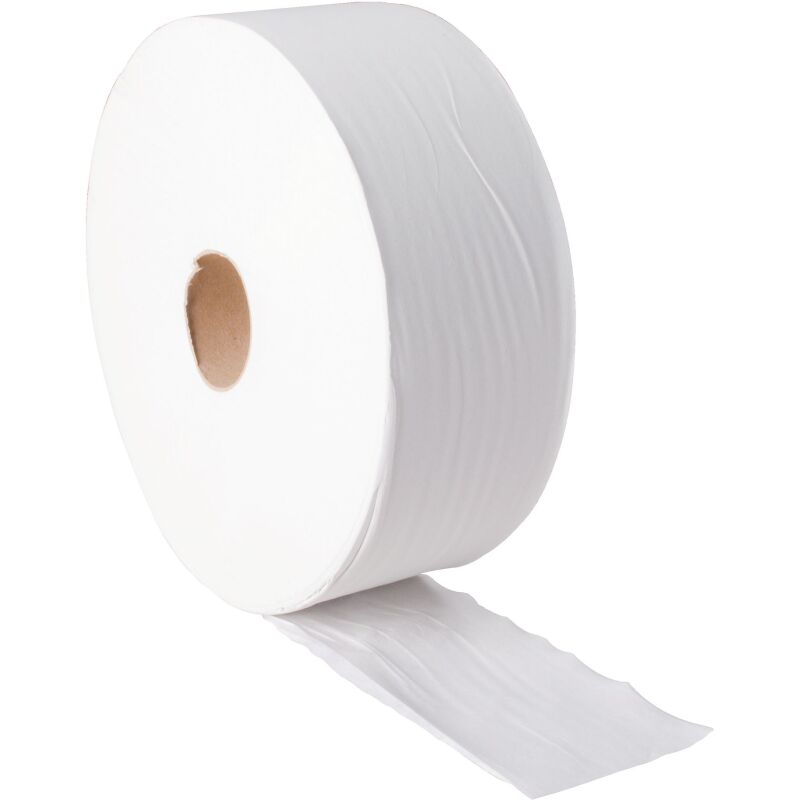 Papier toilette Maxi Jumbo double épaisseur Renovelar - 6 rouleaux de 380 m