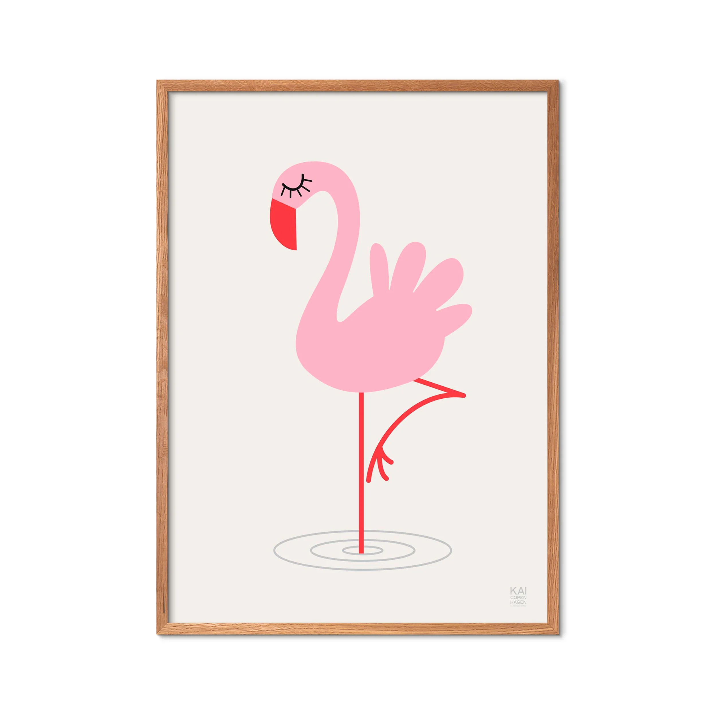 Poster & Frame  KAI Copenhagen Flamingo plakat