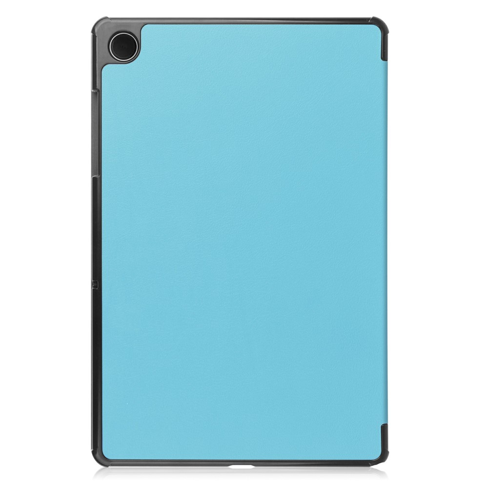 Samsung Galaxy Tab A11  Plus / A9  Plus Leder Tasche Flip Cover Hülle - Hellblau