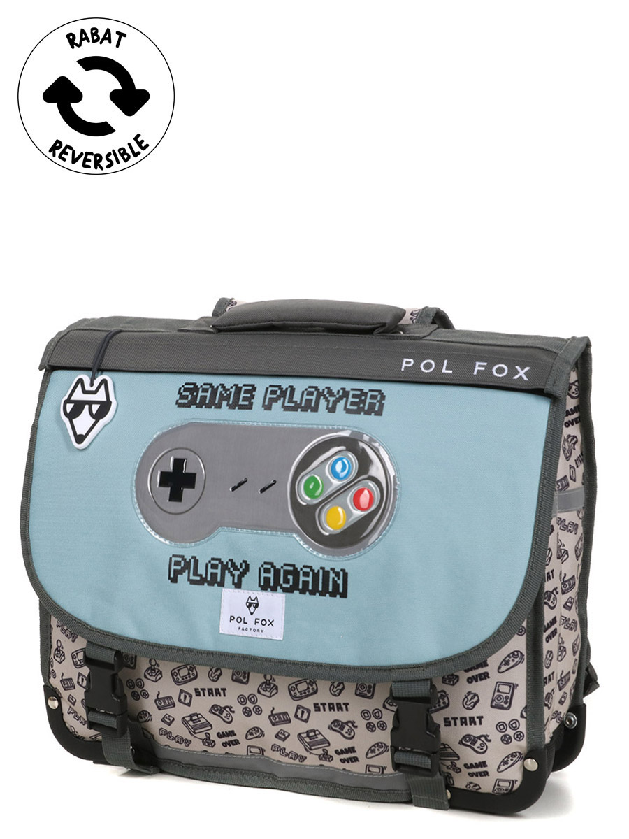 Cartable RÀversible Pol Fox Gamer 41 cm