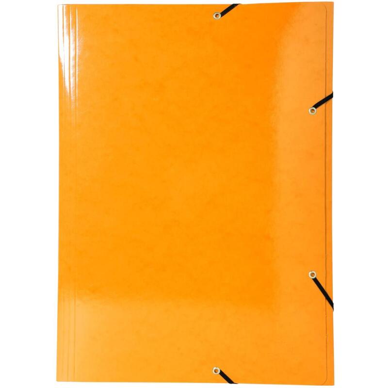 Chemise à élastiques Maxi capacity carte lustrée pelliculée 600 gm² - Iderama - A3