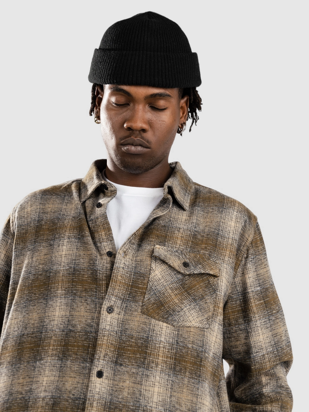 DC Marshal Flannel Shirt capers/ plaza toupe plaid