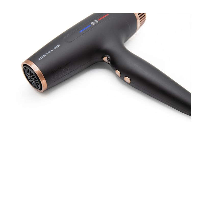 Sèche cheveux Typhoon Black Copper 2400w numérique Corioliss