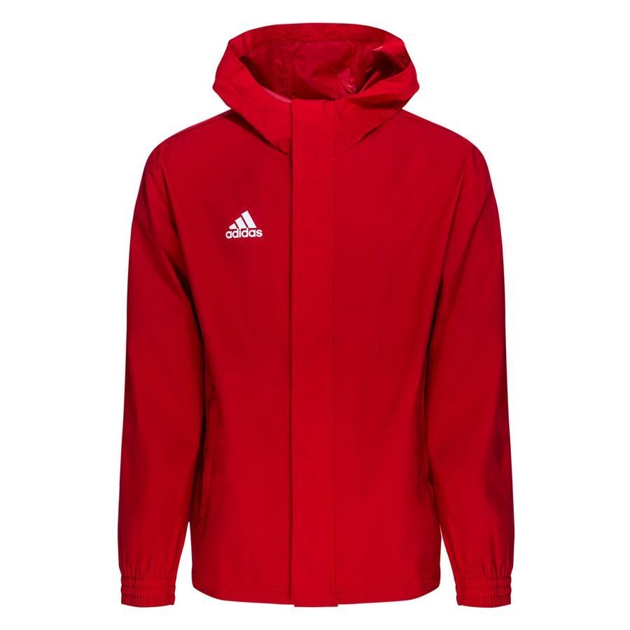 adidas Veste All Weather Entrada 22 - Rouge/Blanc
