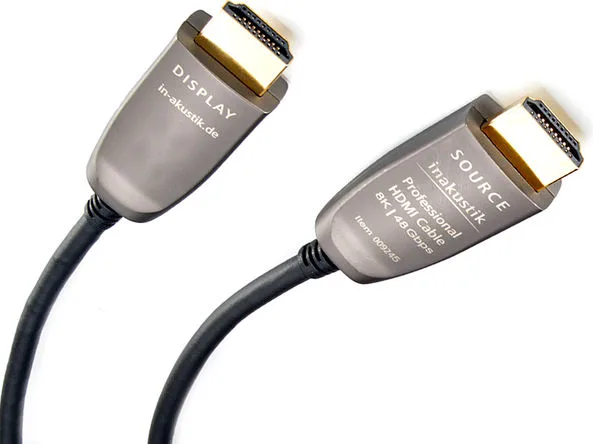 Inakustik Profil HDMI 8K Optical Fiber Cable (100 m) Câbles HDMI