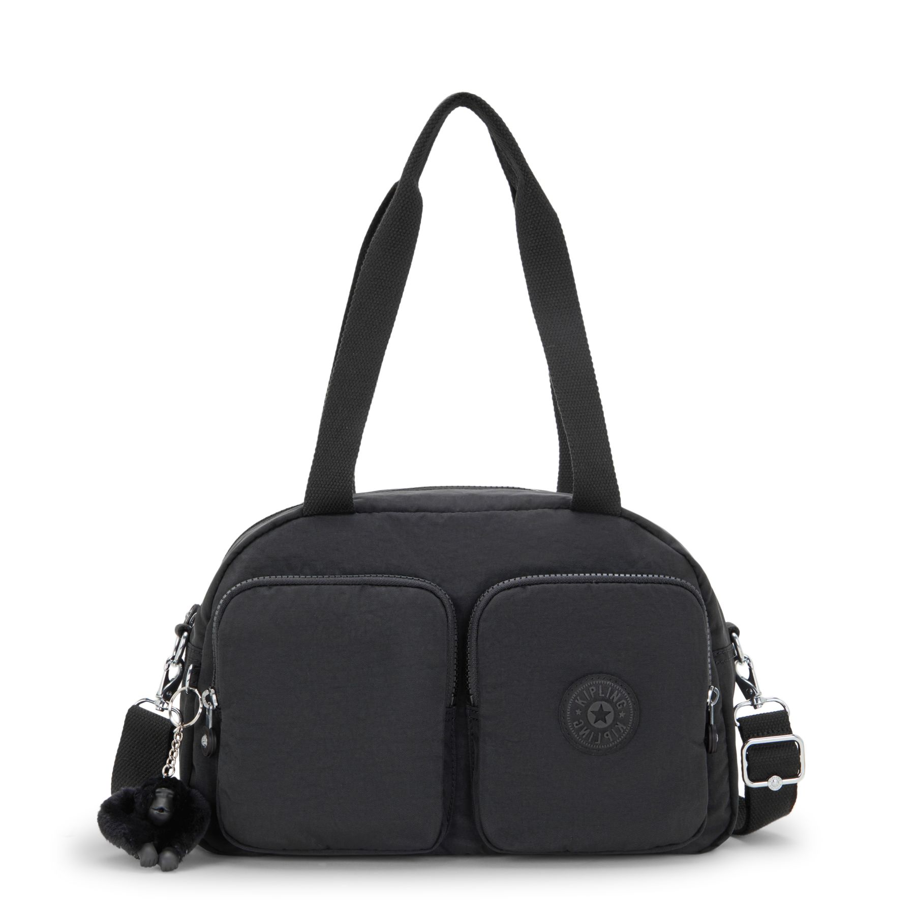 COOL DEFEA Sac Épaule Taille Moyenne avec Sangle Détachable - Black Noir