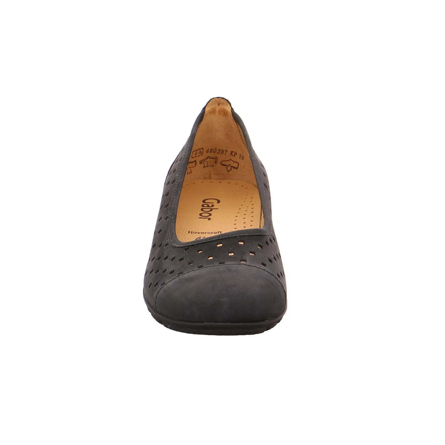 GABOR Ballerina Blau Leder