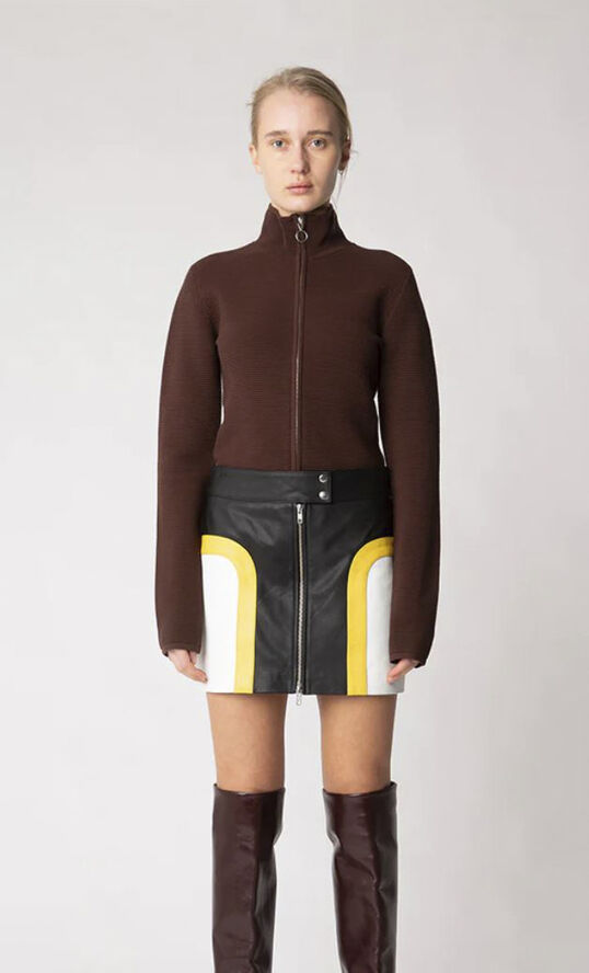 Résumé TiaRS Knit Cardigan Brown