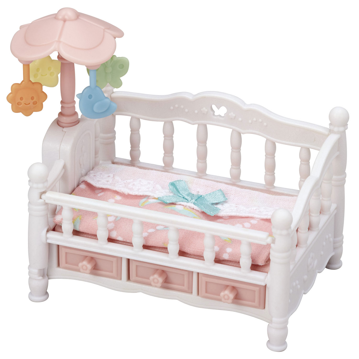 Sylvanian Families 5534 Bed voor Drieling met Mobiel