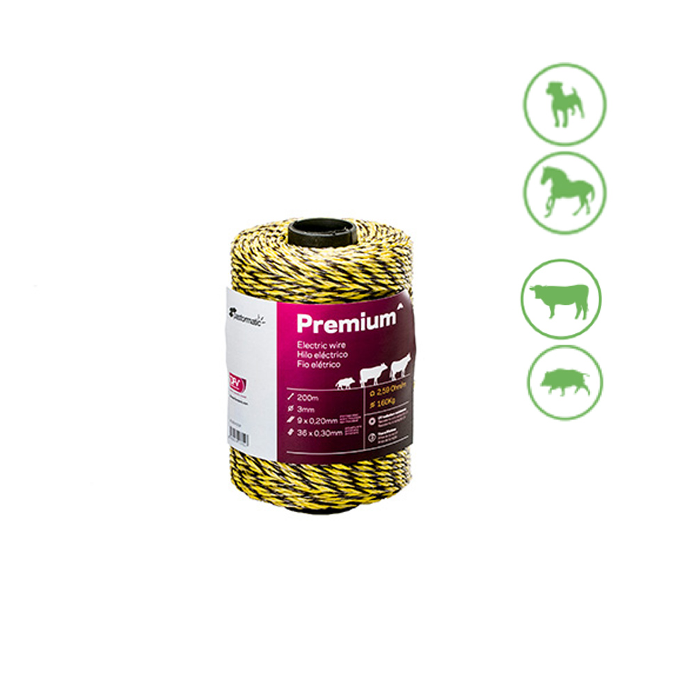 Cabo condutor 3mm 200m pastormatic