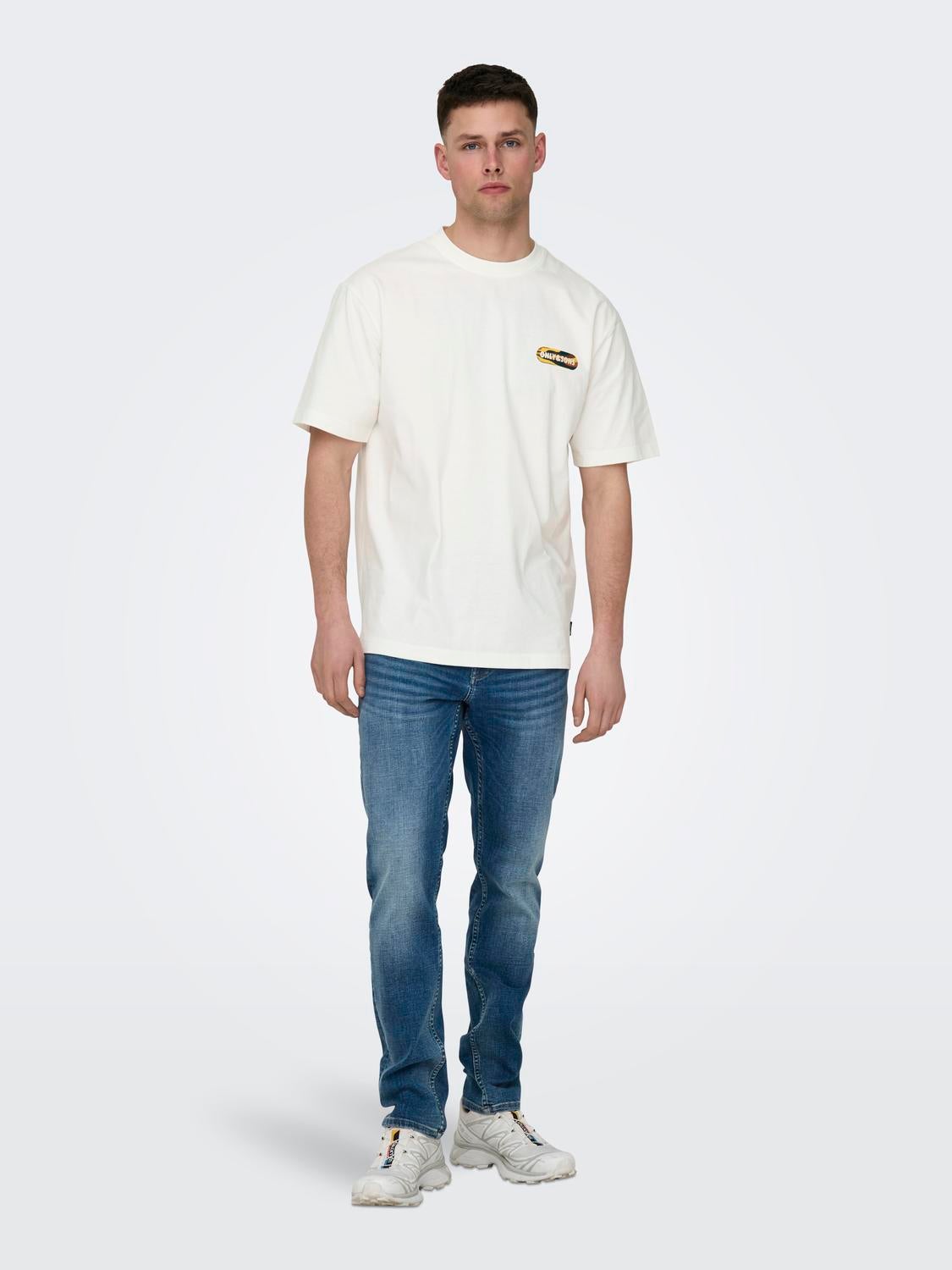 ONSKEITH T-shirt Cloud Dancer