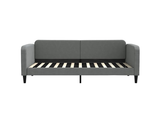 VIDAXL - Lit de jour avec lit gigogne gris foncé 90x200 cm tissu