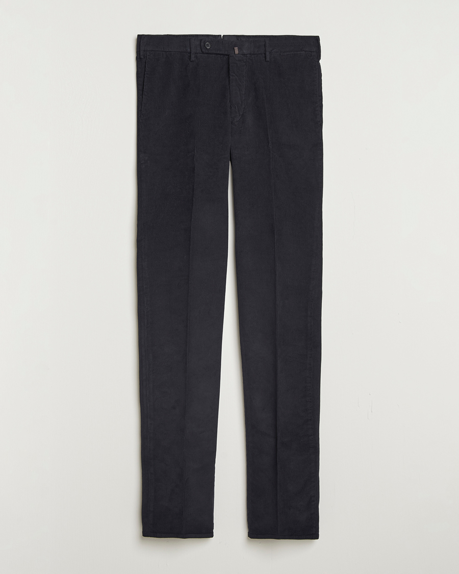 Incotex Regular Fit Baby Corduroy Trousers Navy