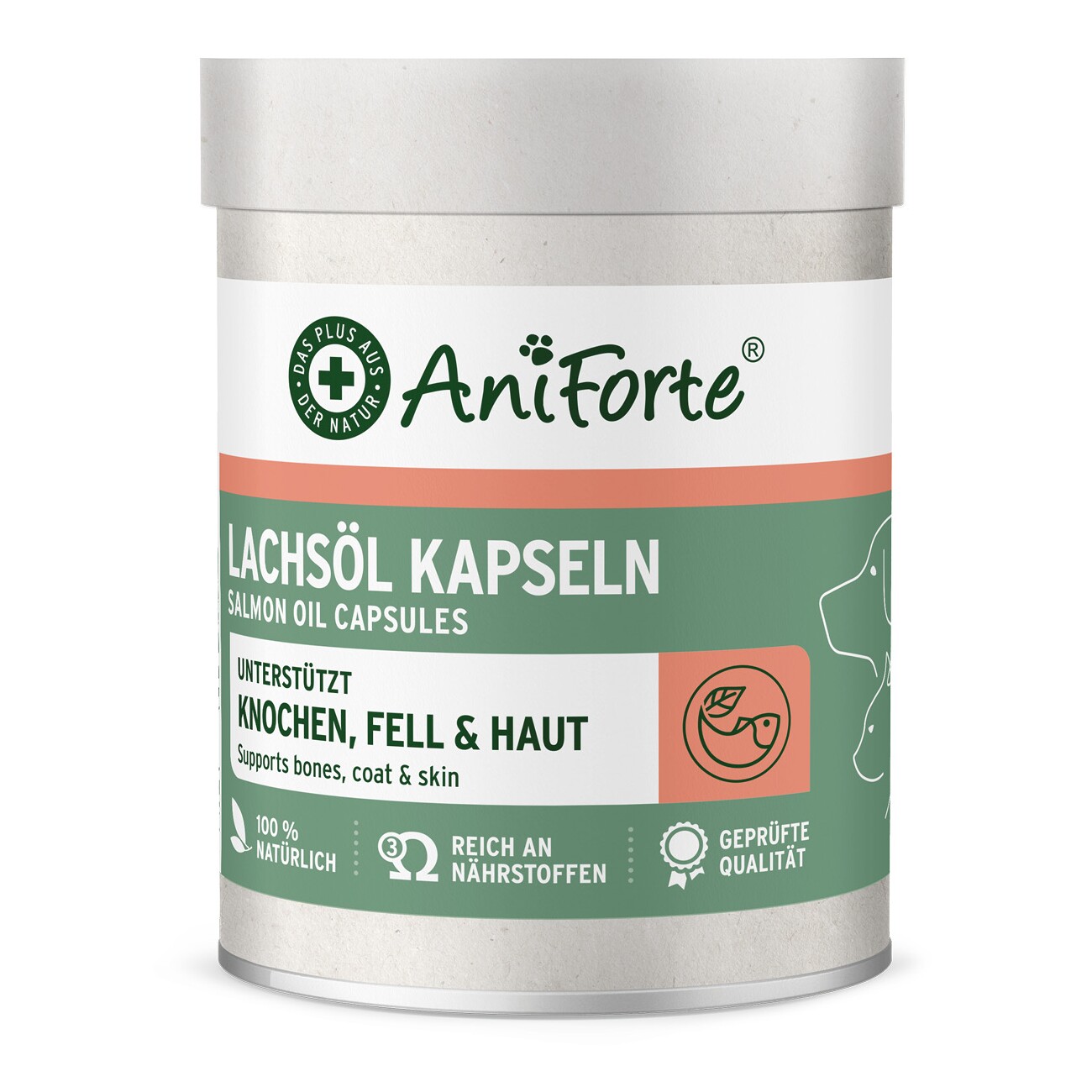 AniForte Lachsöl Kapseln 200 Stück