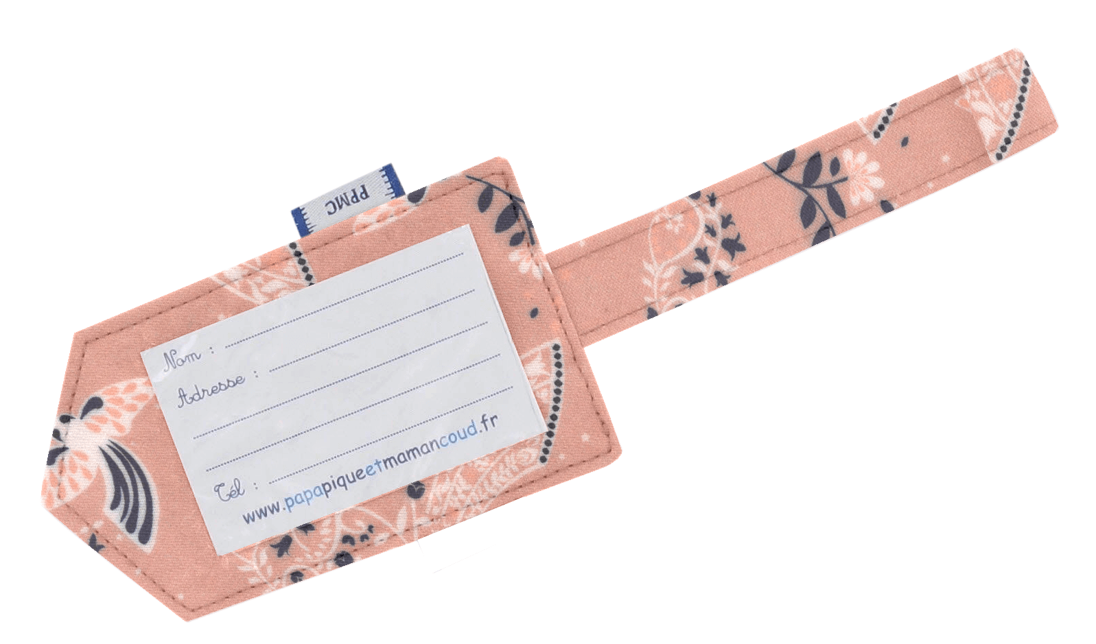 Etiquette Bagage Oiseau Bandana
