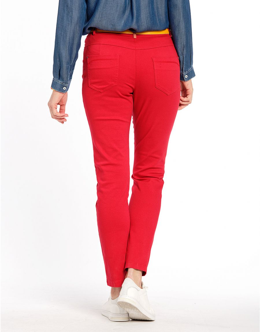 Pantalon 7/8ème rouge