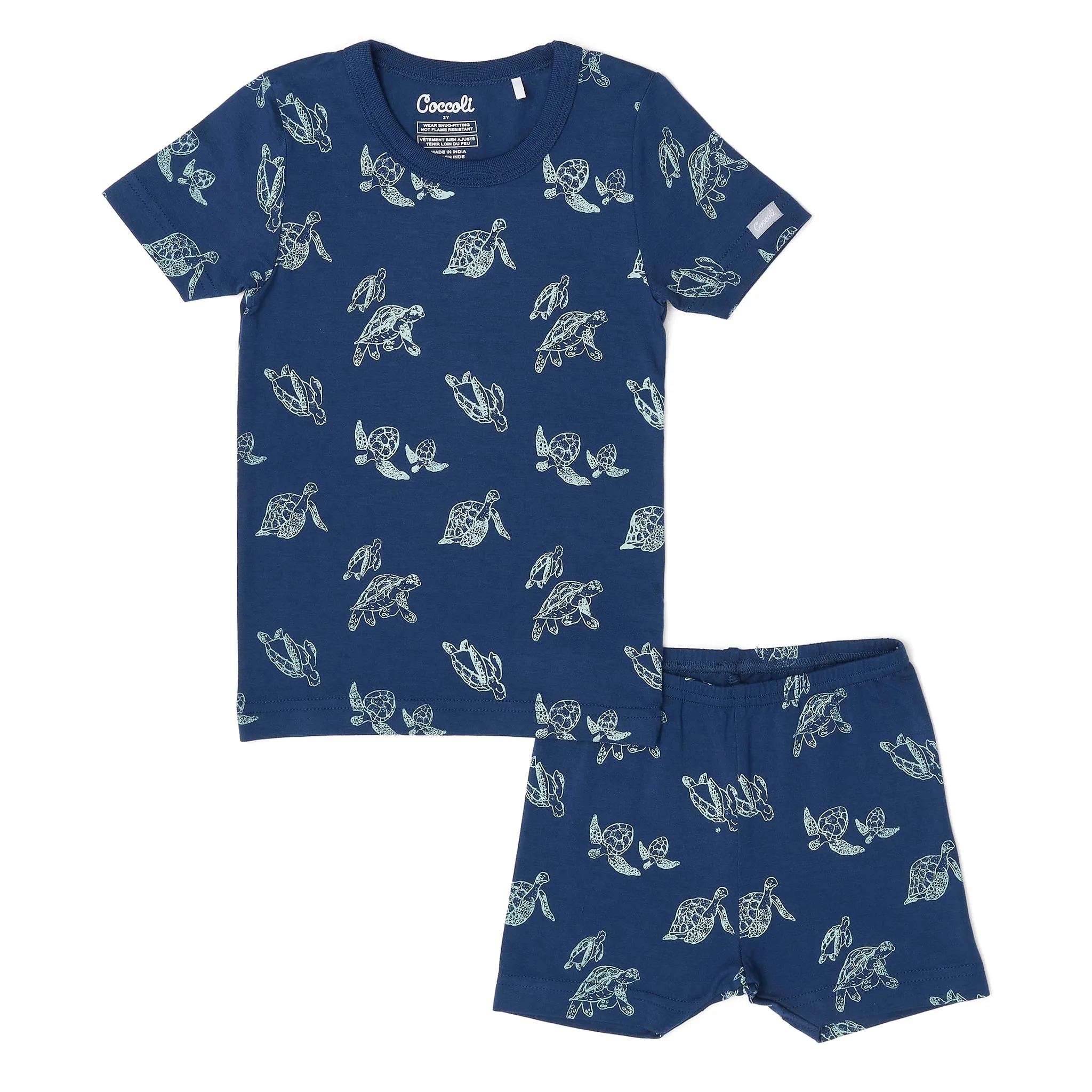 Coccoli Pyjama Court Tortues 2-12ans