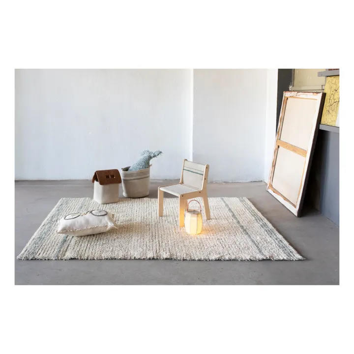 Lorena Canals Chaise Sillita en bouleau déhoussable | Bleu pâle