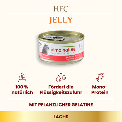 Almo Nature HFC Jelly Lachs Dose 70g