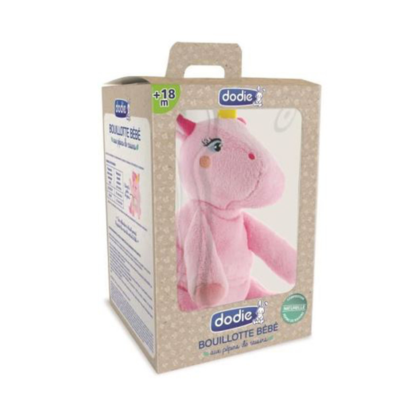 Bouillotte à graines forme Licorne