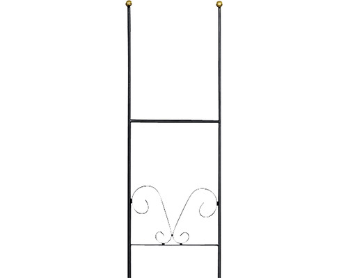 Decoratief trellis Lydie staal H 150 cm zwart-goud
