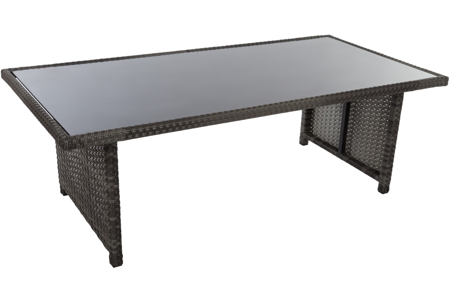 3-teiliges Lounge-Set - grau - mit Kissen