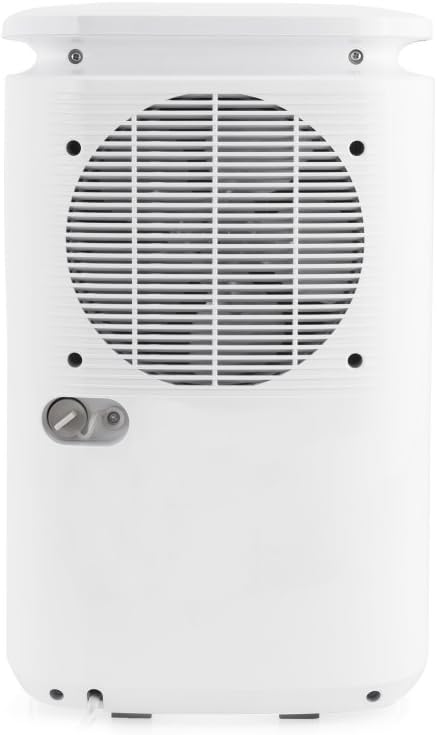 TROTEC TTK 30 E Déshumidificateur d'air, Déshumidificateur Electrique, Déshumidificateur Portable, Absorbeur d'humidité, Déshumidification Max. 12 l/j, pour 15 m² Max., Hygrostat intégré