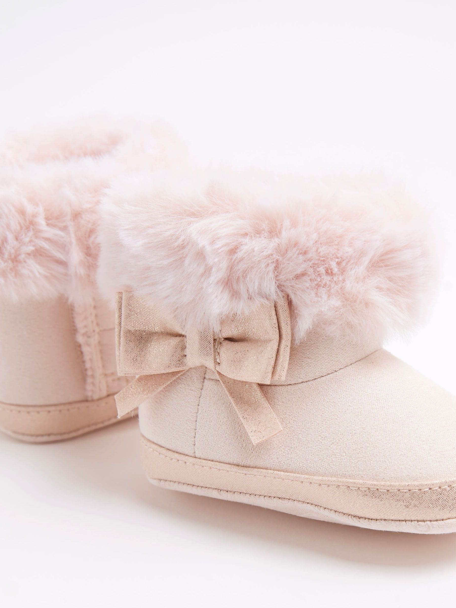 River Island Bow Suedette Booties