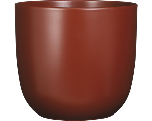 Plantenbak Tusca Ø 28 cm H 25 cm keramiek donkerbruin