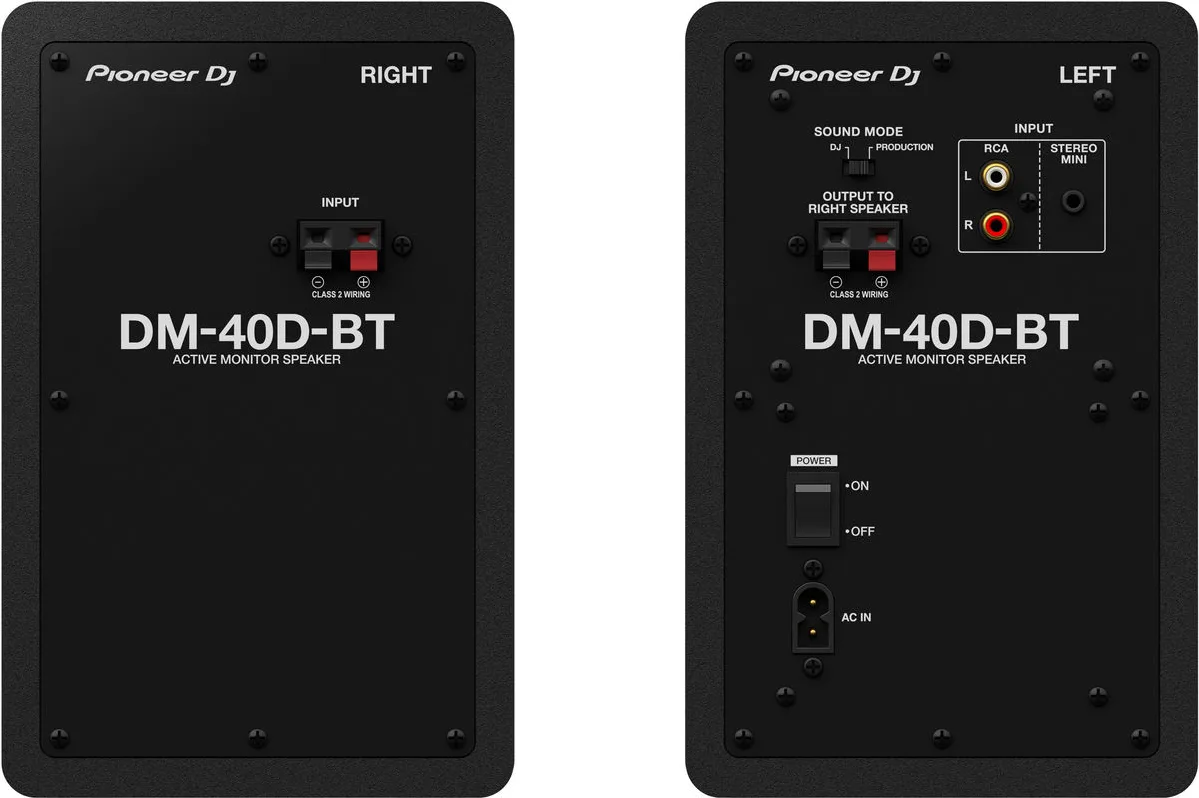 Pioneer DM-40D BT Noir (la paire) Enceintes de monitoring