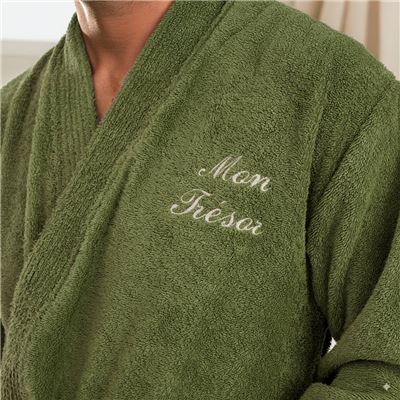 Peignoir de bain uni adulte PERSONNALISABLE Lauréat Essentiel - 400 g/m²