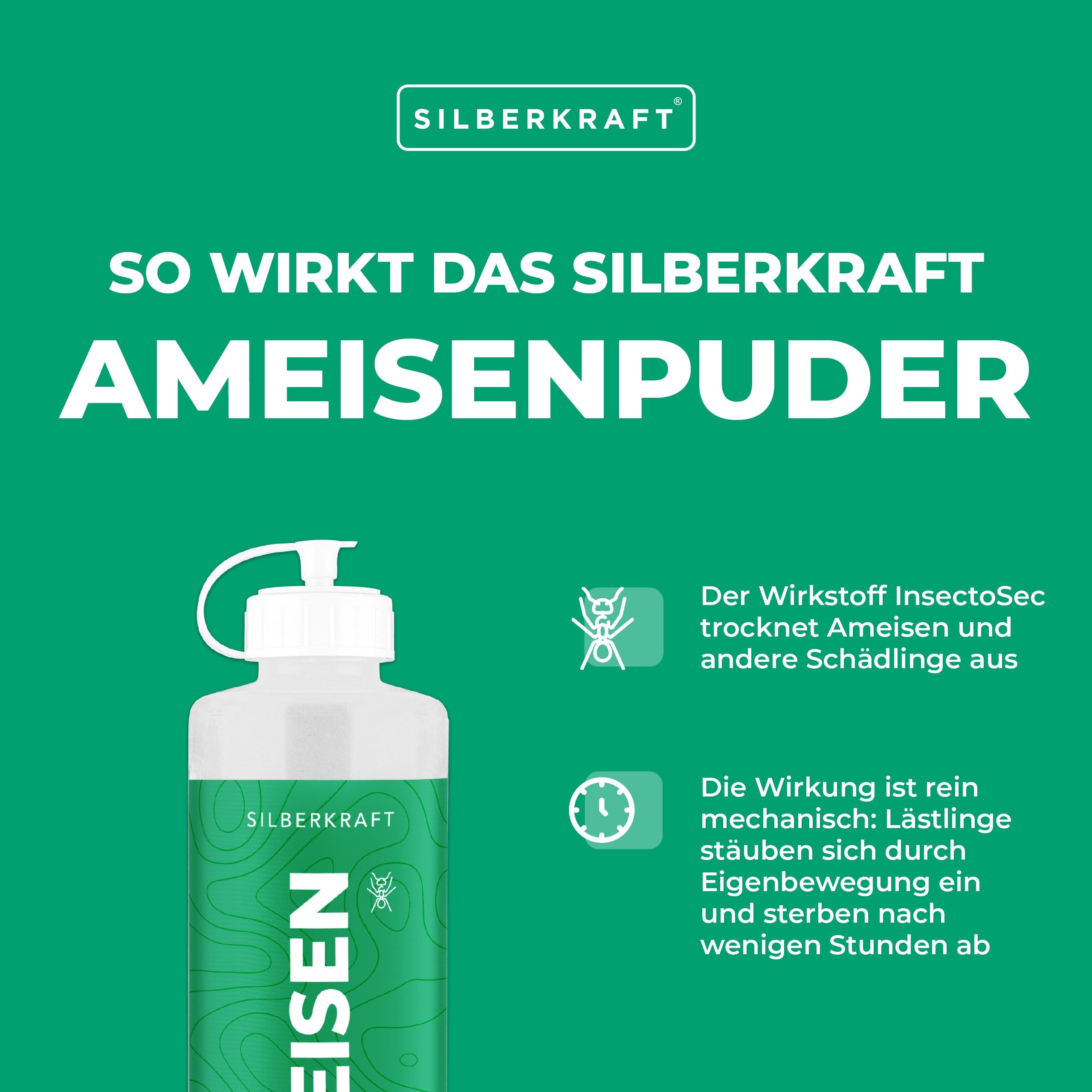 SILBERKRAFT Anti Ameisenpulver